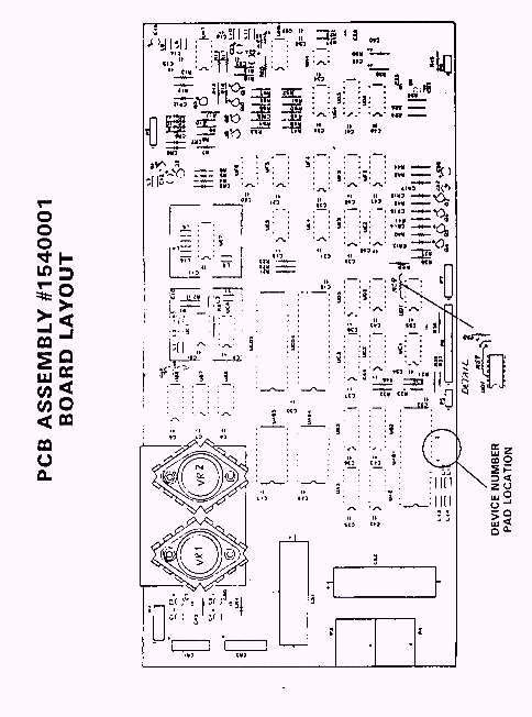 [PCB Assembly #1540001 - Board layout]
